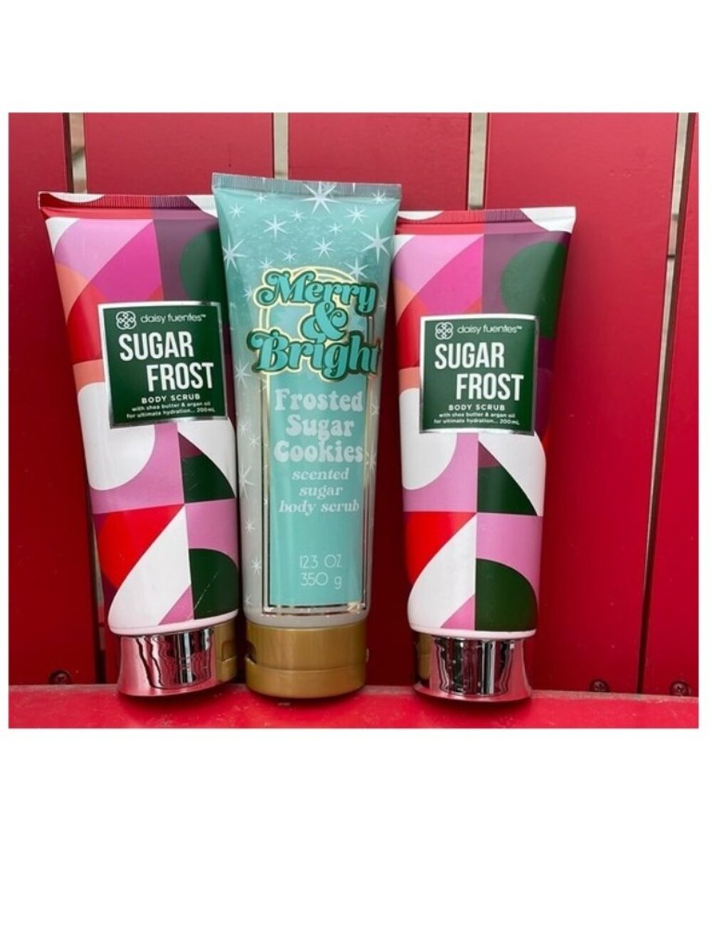 Body Scrub 3 Tubes  ~ Sugar Frost & Frosted Sugar Cookie